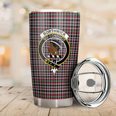 Clan Borthwick Ancient Tartan Crest Tumbler TC22 Clan Borthwick (Borthwick Tartan) Tartan Today